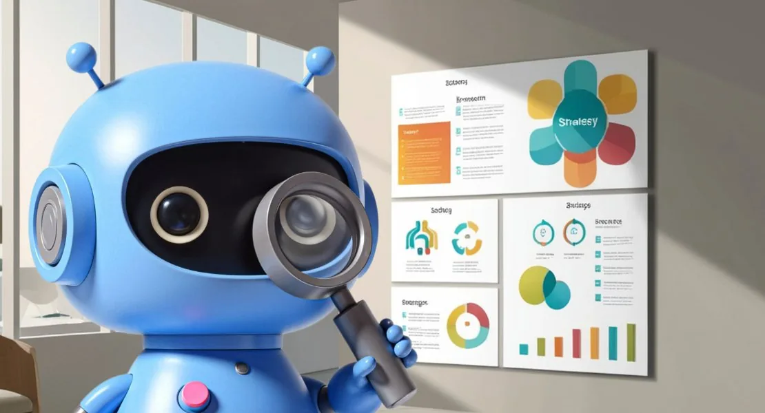 inteligência artificial analisando estratégia de conteúdo para GEO