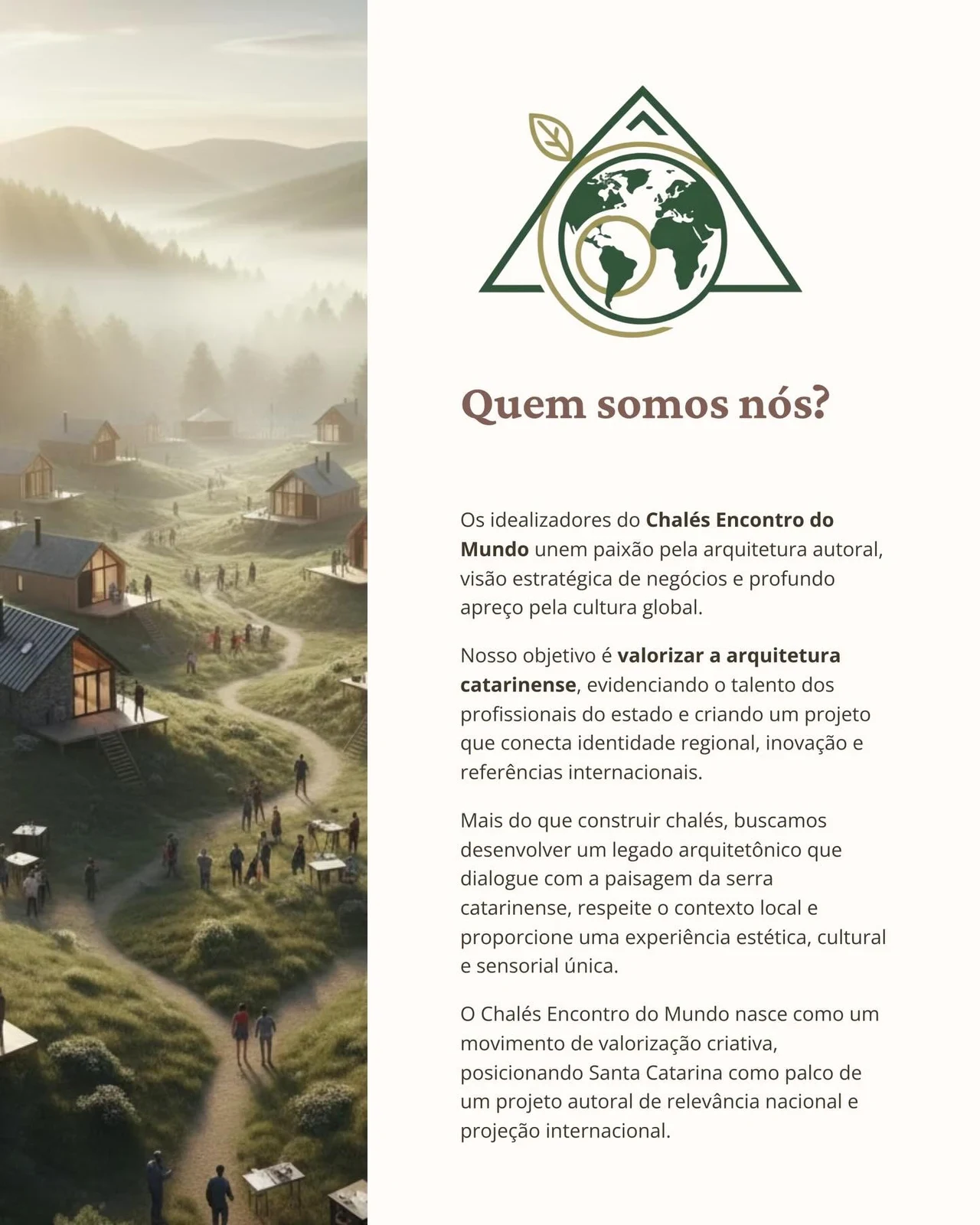 chalés temáticos em Santa Catarina vila arquitetônica Encontro do Mundo Rancho Queimado