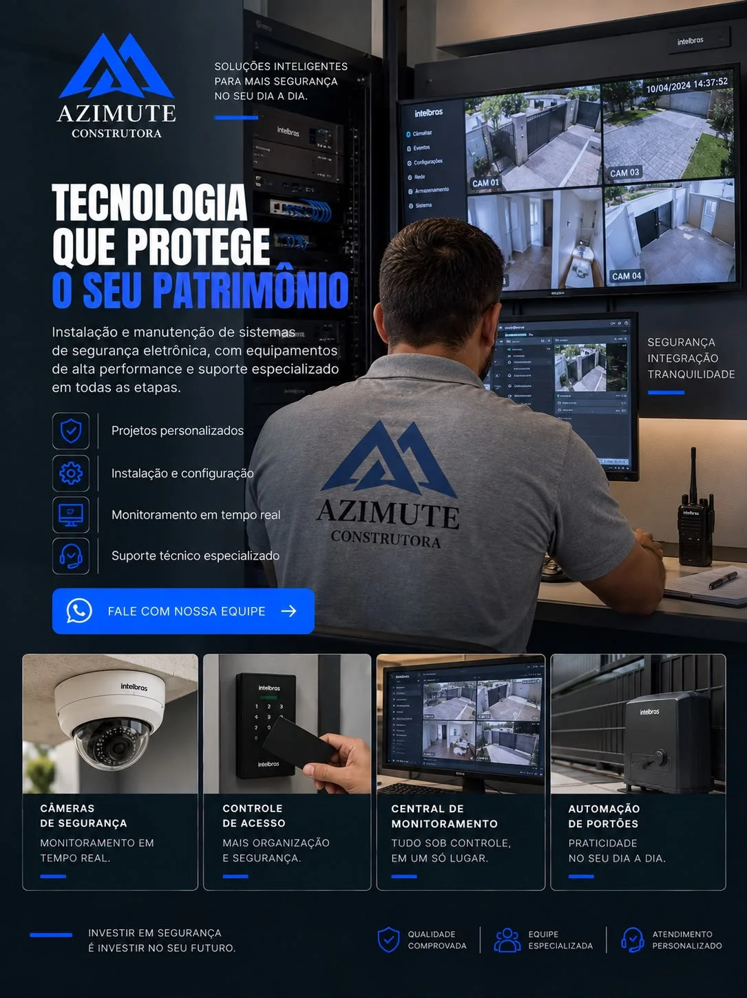 Instalação de câmeras CFTV em Sorocaba
